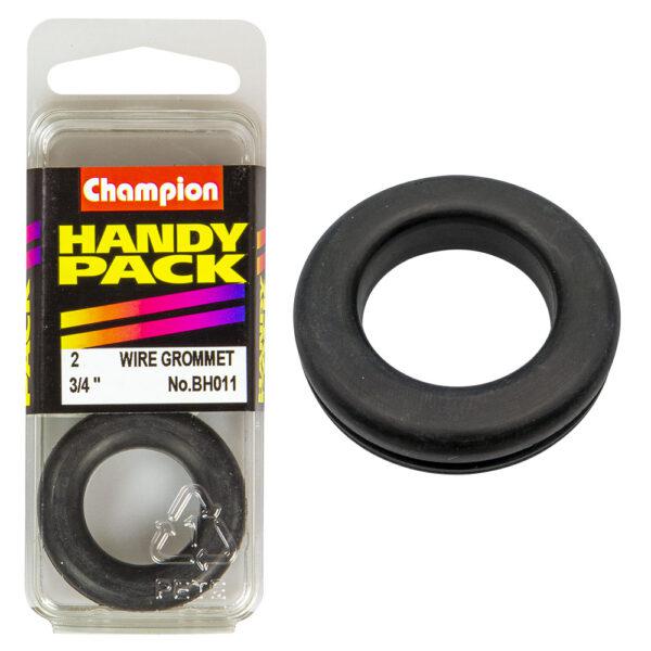 Champion Wire Nitrile Rubber Grommet M19 x 24 x 33mm 2Pk BH011