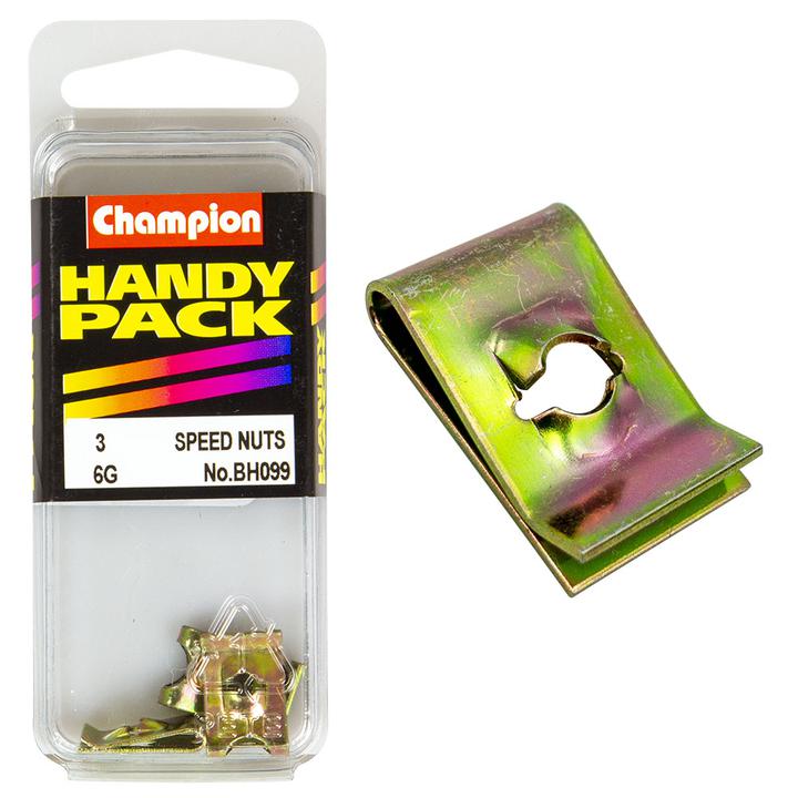 Champion Speed Nut U-Type 3.5mm 3Pk BH099