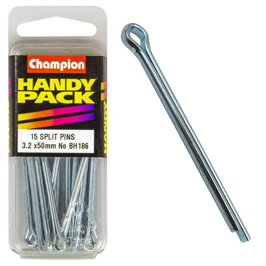 Champion Split Pin 3.2 x 50mm 15Pk BH186
