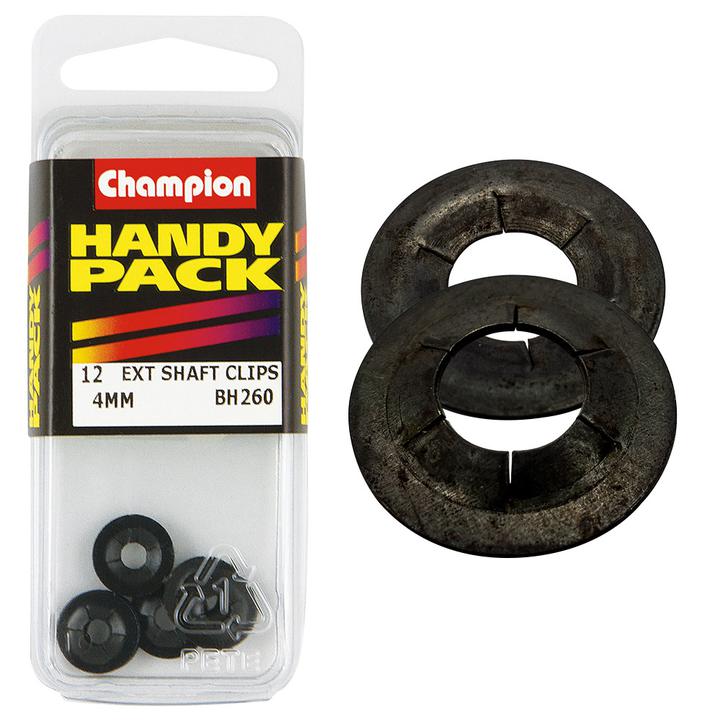 Champion Lock Ring External Shaft 4mm 12Pk BH260