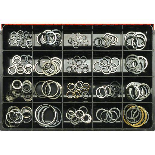 Champion Dowty Seals Washer Master Assortment Kit Imperial/Metric 22 Sizes 173Pk CA2173