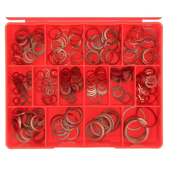 Champion Copper Ring Sealing Washer Assortment Pack Metric 14 Sizes 305Pk CA226