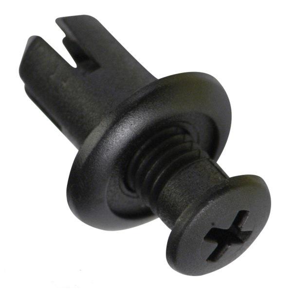 Champion Scrivet Clip Black 20mm Len 8mm Hole 15mm Head 50Pk CBP167