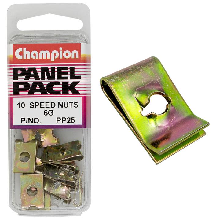 Champion Speed Nut U-Type 3.5mm 10Pk PP25