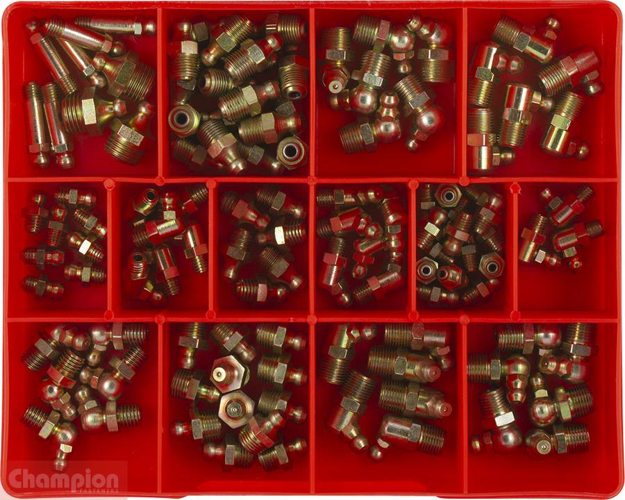 Champion Fasteners Straight And Angle Nipples UNF BSF BSP And NPT Threads Grease Nipple CA108