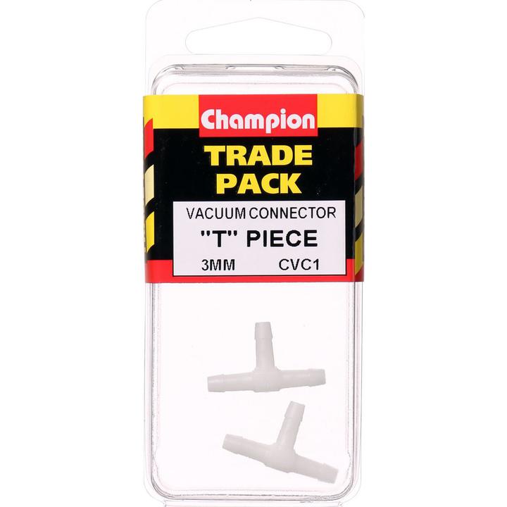 Champion Vacuum Connector ""T"" 3mm CVC1