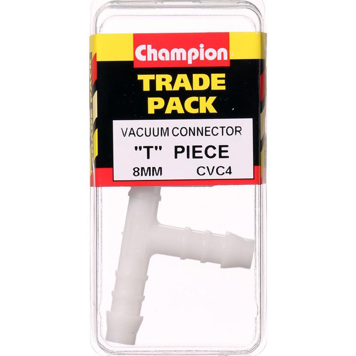 Champion Vacuum Connector ""T"" 8mm CVC4