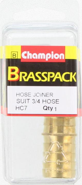 Champion Brass Joiner 3/4 Hose HC7