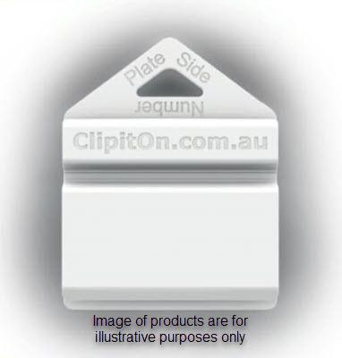Clipit P-Plate Clips Red A/Q/S/T Pack of 2 2CRWP