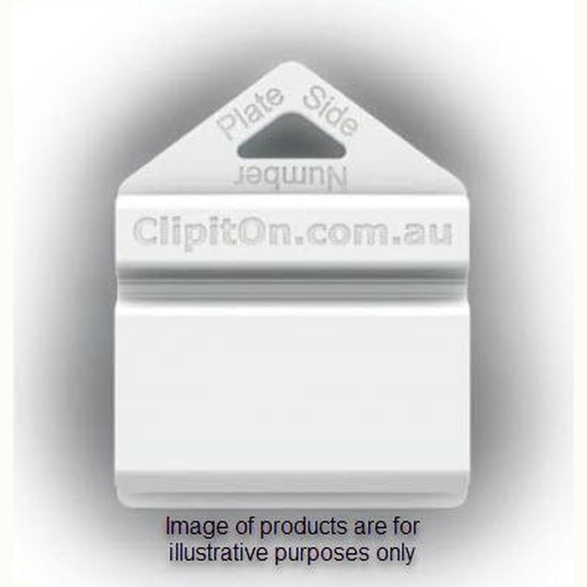 Clipit L-Plate Clips Black NSW 90 Pack of 2 2CL90