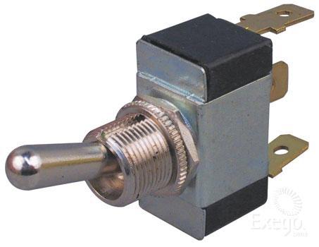 Cole Hersee Toggle Switch SPDT On/Off/On Blade Terminals (Pack of 1) 55016BL