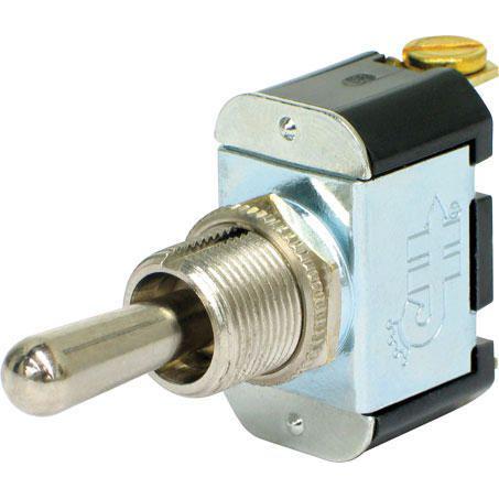 Cole Hersee Toggle Switch MOM On/Off/MOM On SPDT Rated 25A 12V (Pack of 1) 55021BL