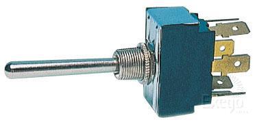 Cole Hersee Toggle Switch MOM On/Off/MOM On DPDT Rated 25A 12V (Pack of 1) 55065-02BL