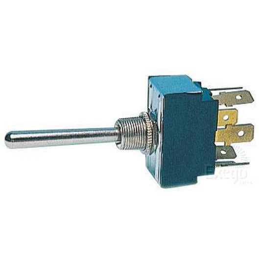 Cole Hersee Toggle Switch MOM On/Off/MOM On DPDT Rated 25A 12V (Pack of 1) 55065-02BL