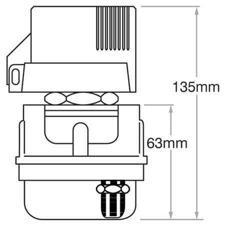 Cole Hersee Battery Master Disconnect Switch SPST On/Off Red Handle (Box of 1) 75920BX