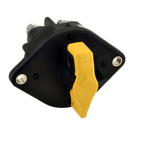 Cole Hersee TR Dual Pole HD Battery Master Switch 400A 48V DC Yellow Handle (Box of 1) 880175-0002BX