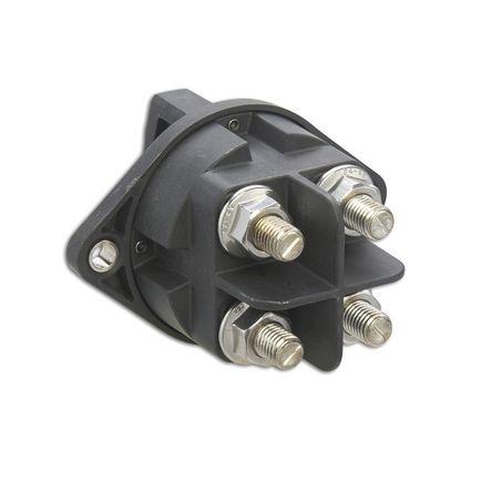 Cole Hersee TR Dual Pole HD Battery Master Switch 400A 48V DC Black Handle (Box of 1) 880175BX