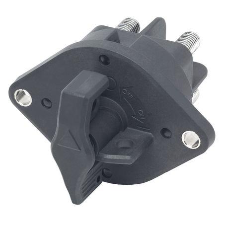 Cole Hersee TR Dual Pole HD Battery Master Switch 400A 48V DC Black Handle (Box of 1) 880175BX