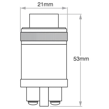 Cole Hersee Start Push Button Switch SPST Off/MOM On (Box of 1) 90047BX