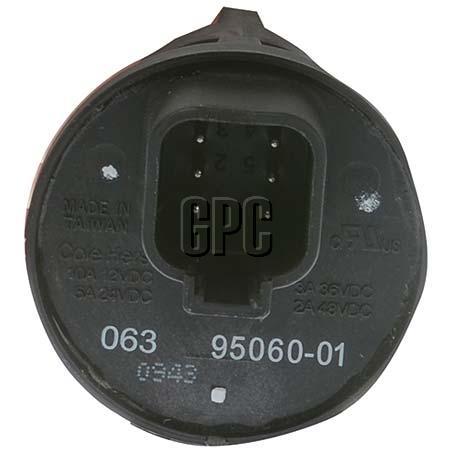 Cole Hersee Ignition Switch Rated 10A 12V (Box of 1) 95060-01BX