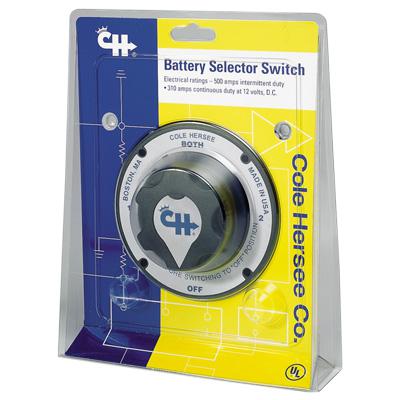 Cole Hersee Dual Battery Switch Selector Master Disconnect (Pack of 1) M750BL