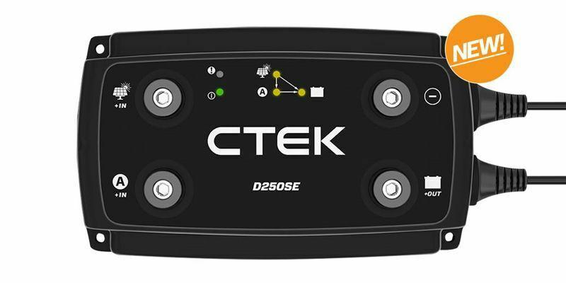 CTEK Dual Input DC to DC Smart Battery Charger D250SE 12V 20A 40-315