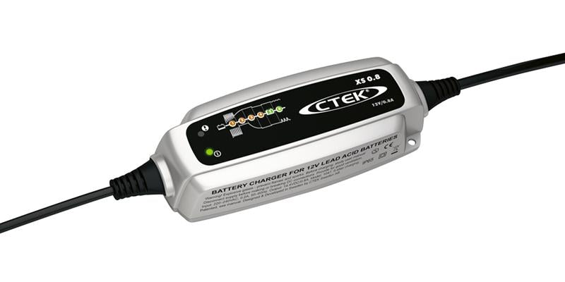 CTEK XS 0.8 Trickle Battery Charger 12V 800mA XS0.8