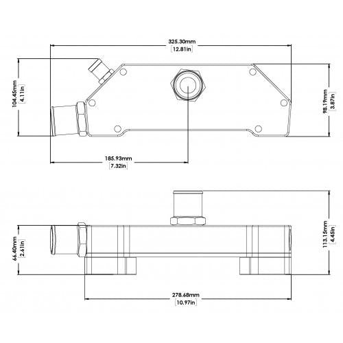 Davies, Craig LS Series EWP Block Adapter (Suits GM Gen II, IV SB & LSX) 8670