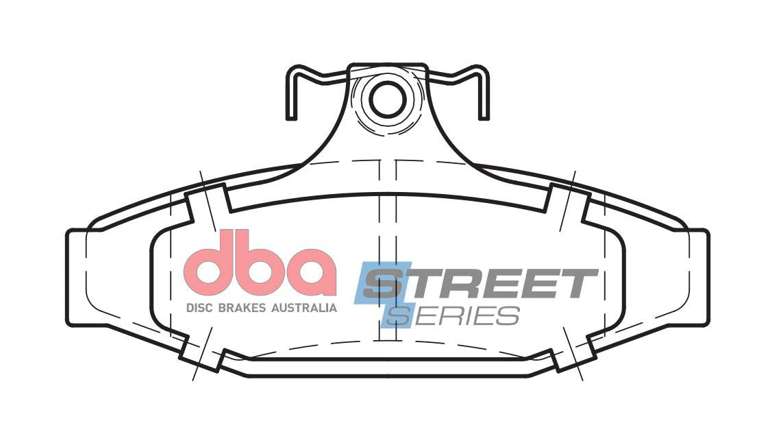 DBA Street Series Brake Pad Set Rear DB1086SS