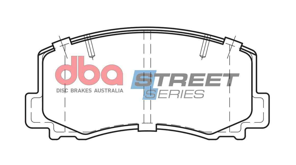 DBA Street Series Brake Pad Set Front DB1103SS