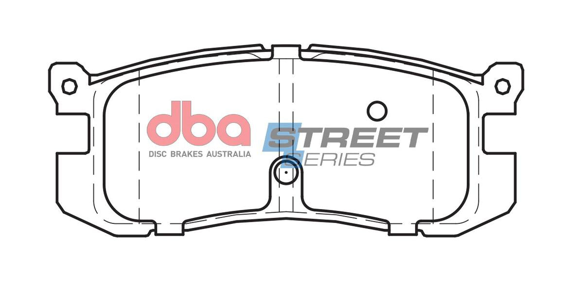 DBA Street Series Brake Pad Set Rear DB1115SS