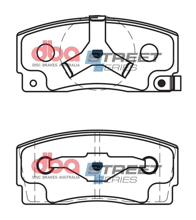 DBA Street Series Brake Pad Set Front DB1125SS