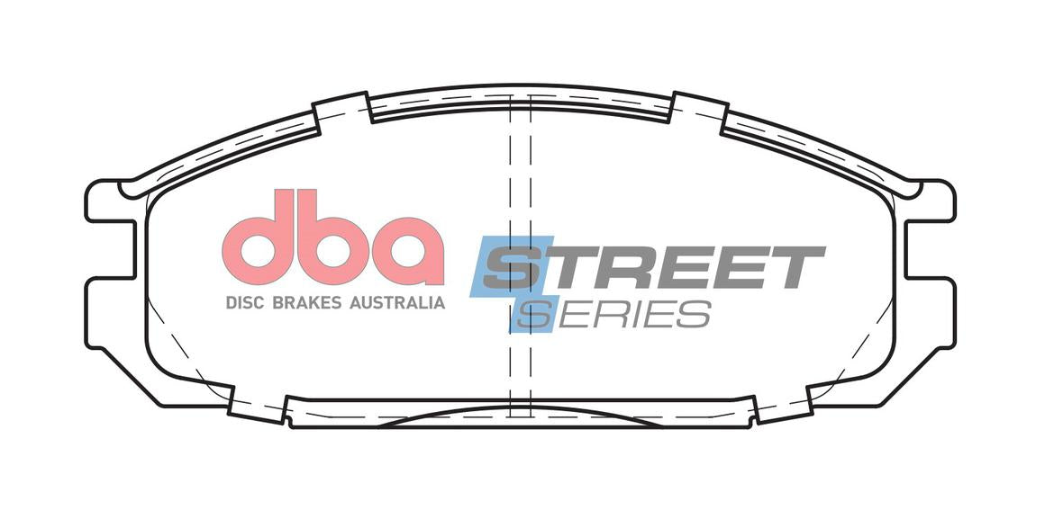 DBA Street Series Brake Pad Set Rear DB1146SS