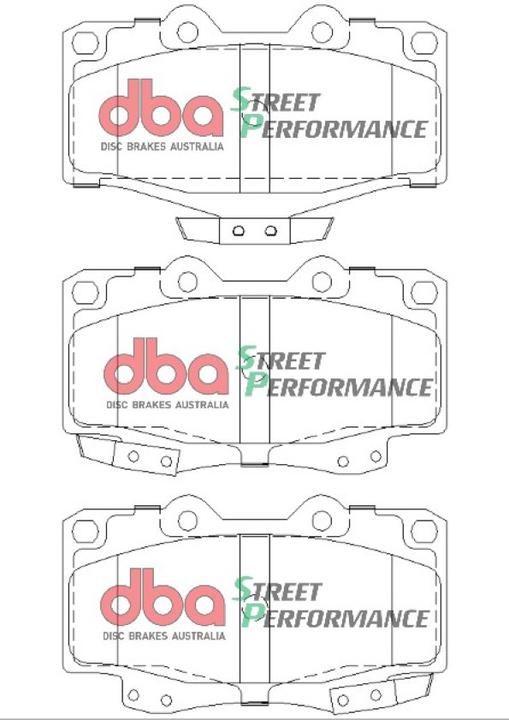 DBA Street Performance Brake Pad Set Front DB1149SP