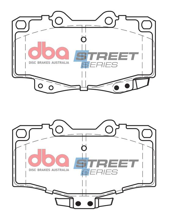 DBA Street Series Brake Pad Set Front DB1149SS