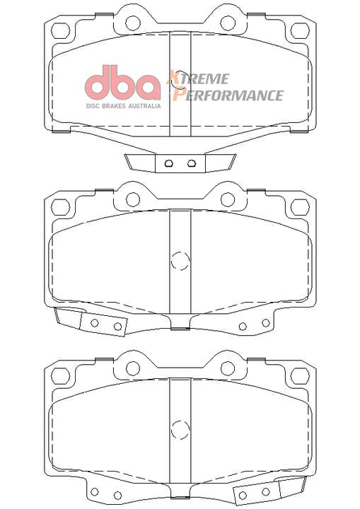 DBA Xtreme Performance Brake Pad Set Front DB1149XP