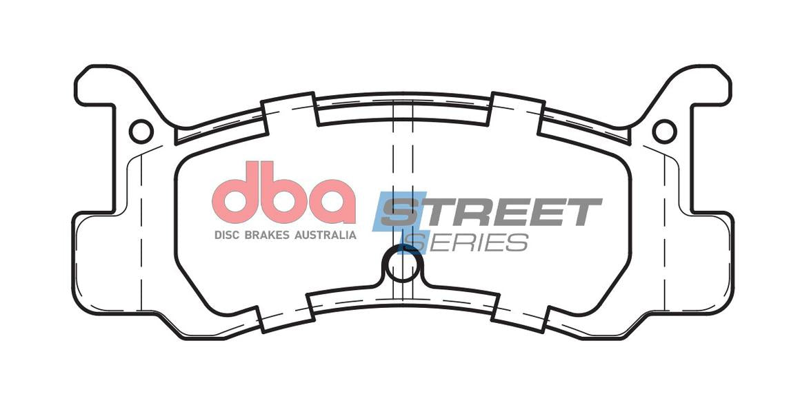 DBA Street Series Brake Pad Set Rear DB1159SS