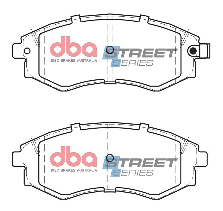 DBA Street Series Brake Pad Set Front DB1167SS