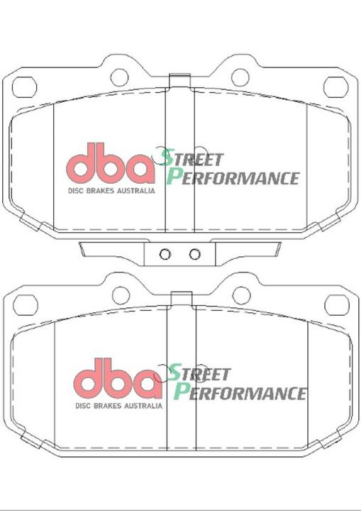 DBA Street Performance Brake Pad Set Front DB1170SP