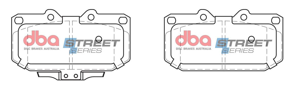 DBA Street Series Brake Pad Set Front DB1170SS