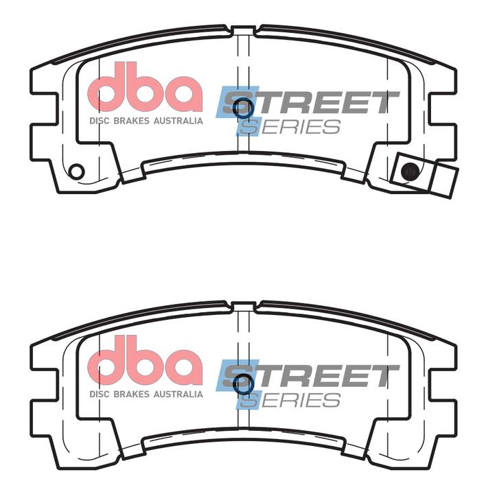 DBA Street Series Brake Pad Set Rear DB1175SS