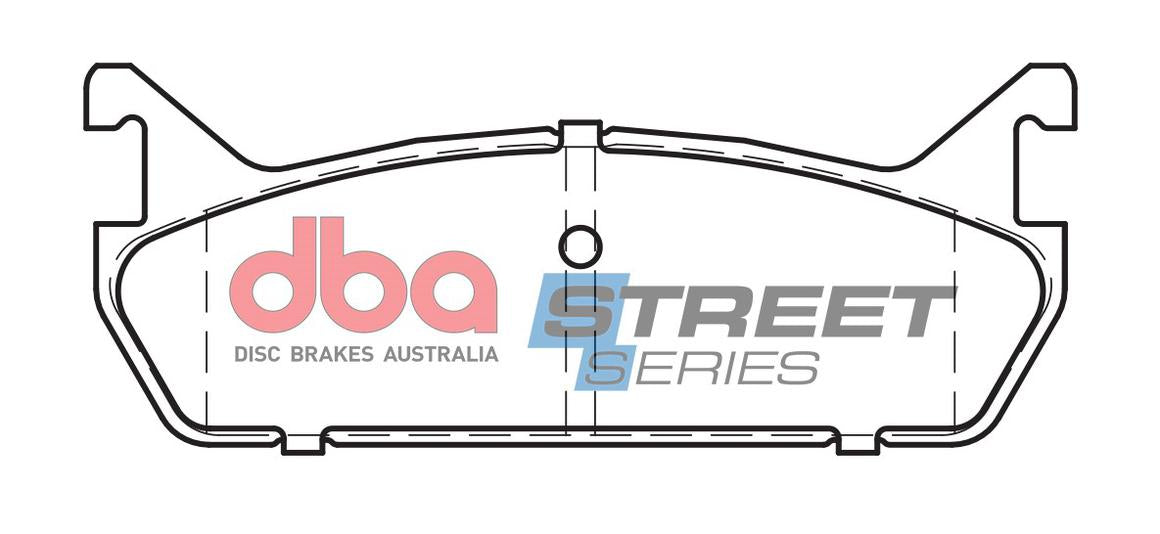 DBA Street Series Brake Pad Set Rear DB1180SS