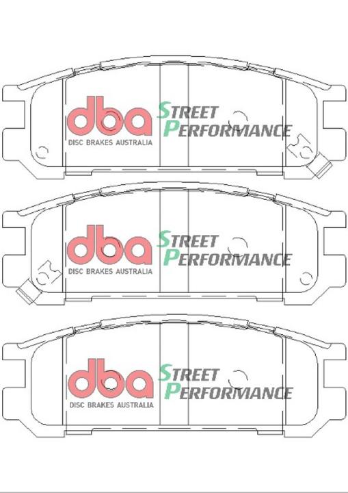 DBA Street Performance Brake Pad Set Rear DB1186SP