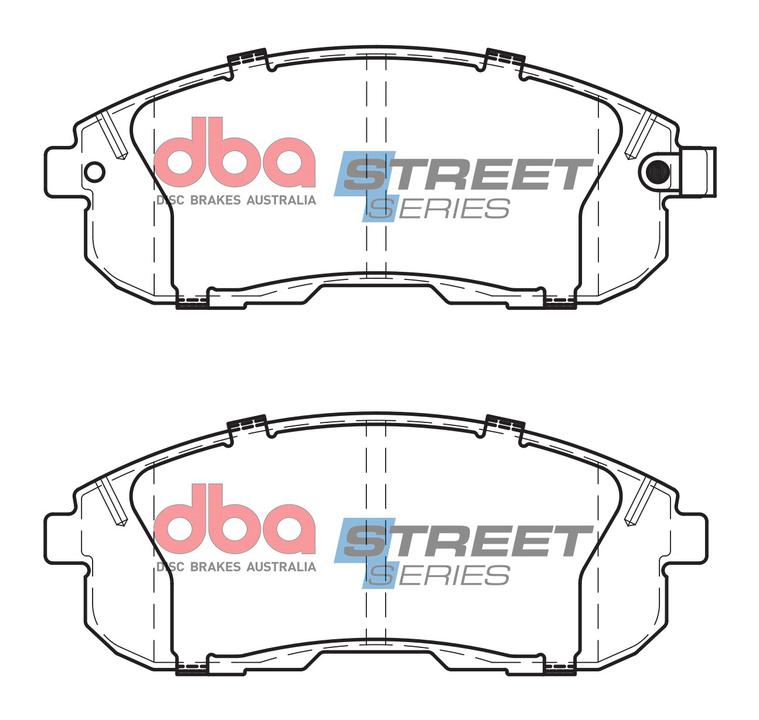 DBA Street Series Brake Pad Set Front DB1187SS