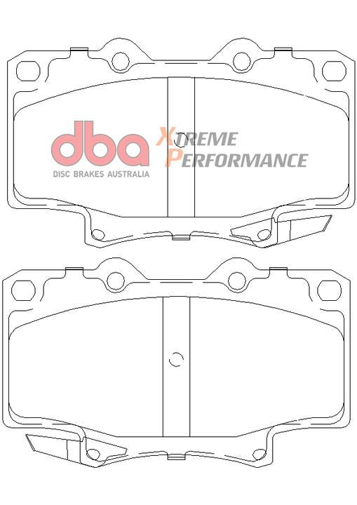 DBA Xtreme Performance Brake Pad Set Front DB1199XP
