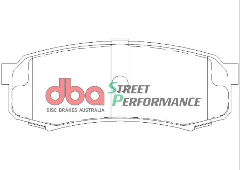 DBA Street Performance Brake Pad Set Rear DB1200SP
