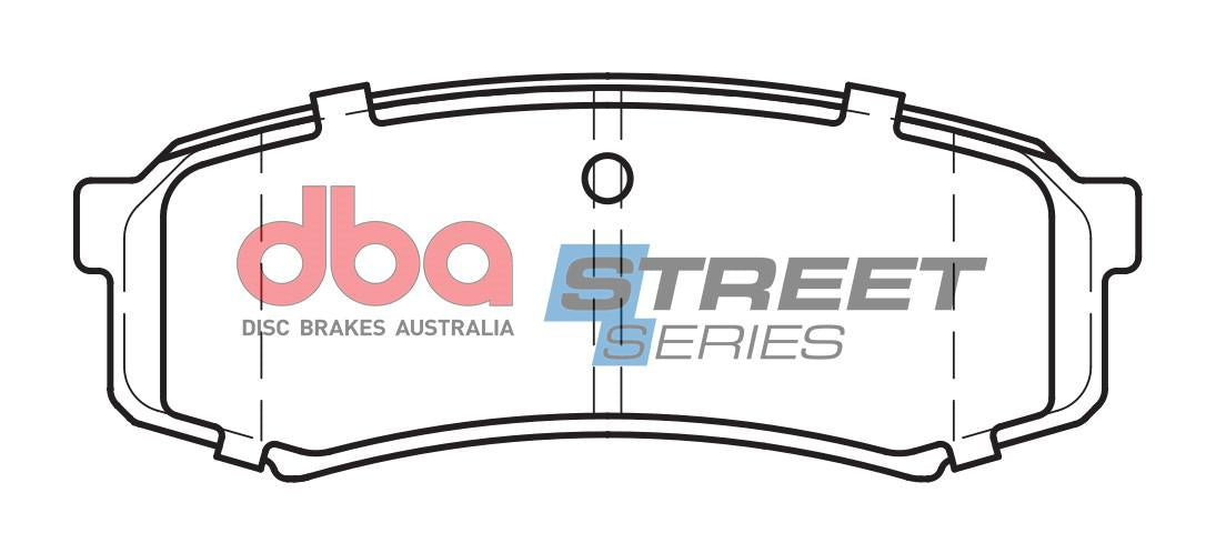 DBA Street Series Brake Pad Set Rear DB1200SS