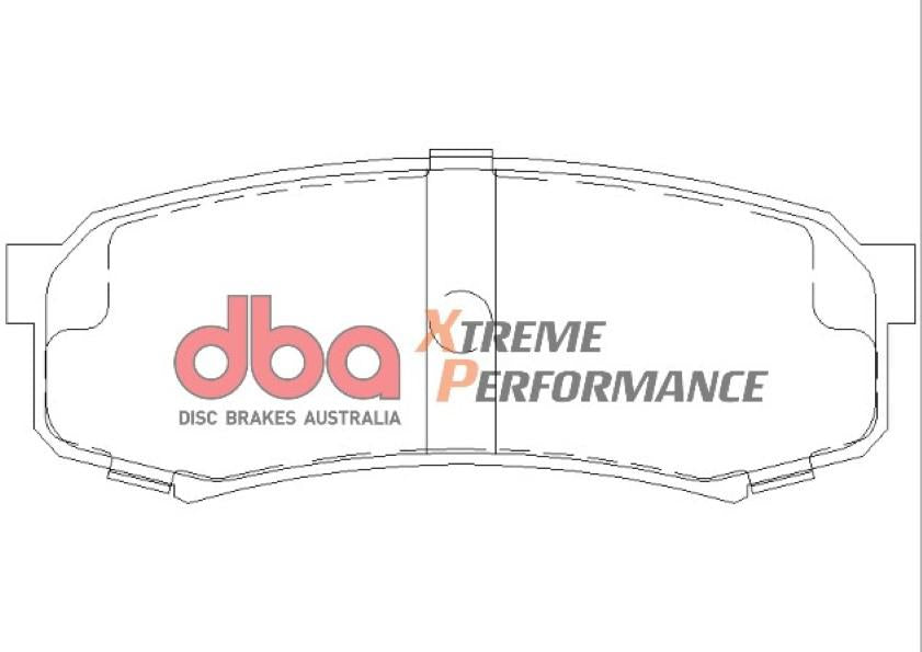 DBA Xtreme Performance Brake Pad Set Rear DB1200XP