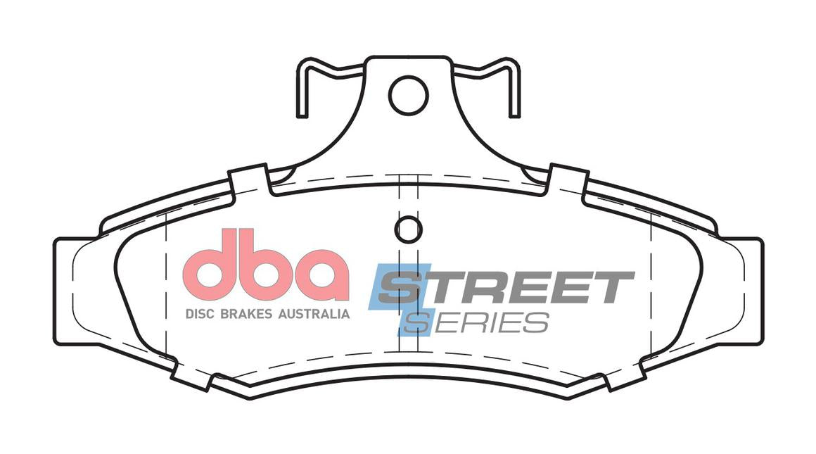 DBA Street Series Brake Pad Set Rear DB1204SS