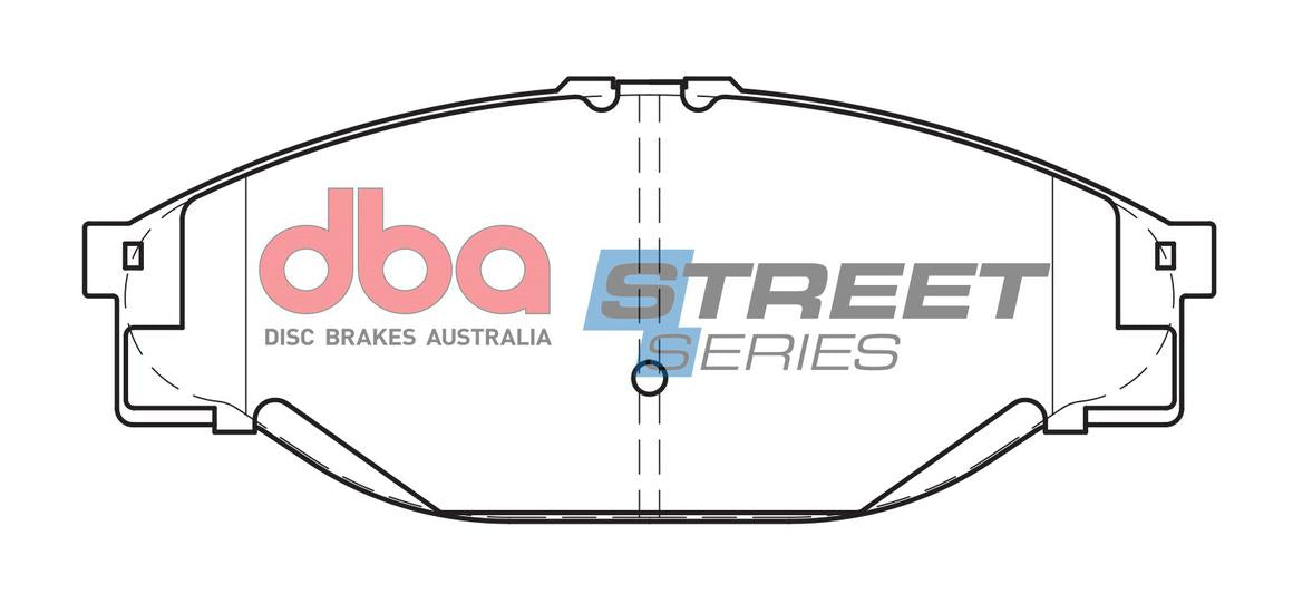 DBA Street Series Brake Pad Set Front DB1205SS